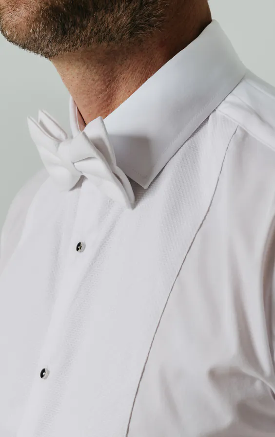 Chemise habillée blanc, Marcella, coupe slim, col standard - photo 2