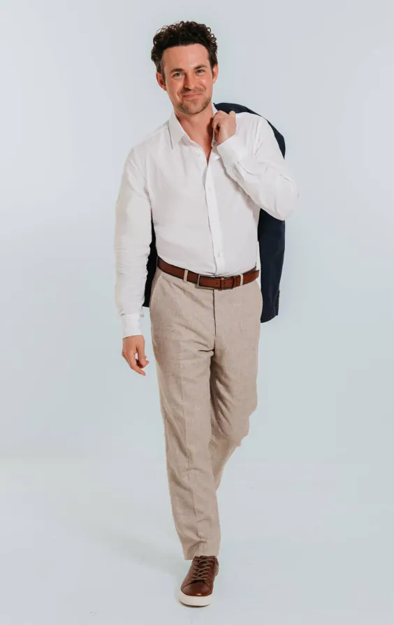 Chemise en lin blanc - photo 3 Chemise en lin blanc - photo 3