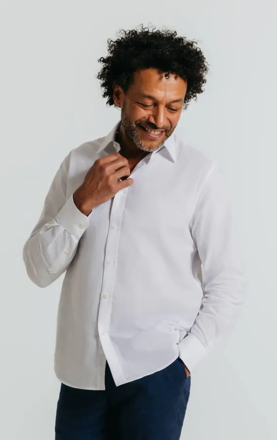 Chemise en lin blanc Chemise en lin blanc