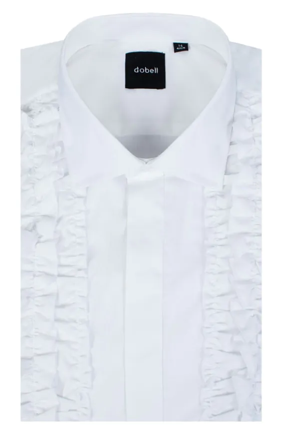 Chemise habillée blanche à volants - photo 1 Chemise habillée blanche à volants - photo 1