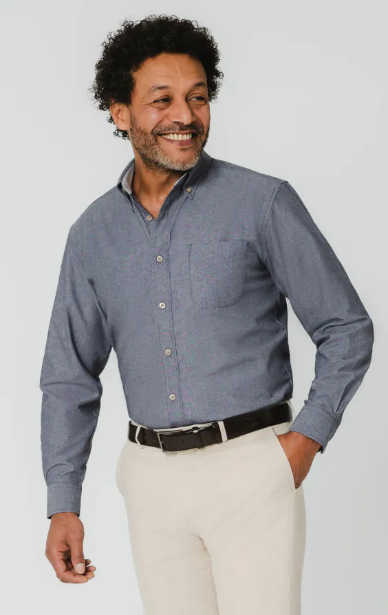 Chemise en chambray bleu - photo 3 Chemise en chambray bleu - photo 3