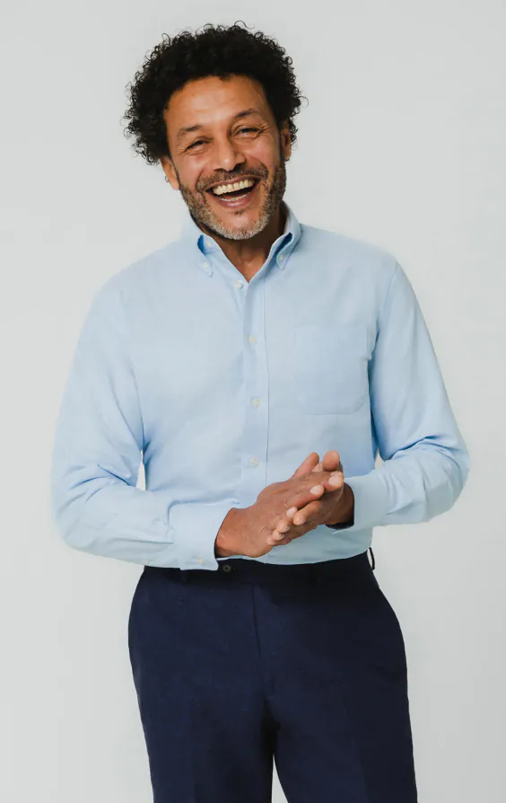 Chemise oxford bleu clair - photo 3 Chemise oxford bleu clair - photo 3