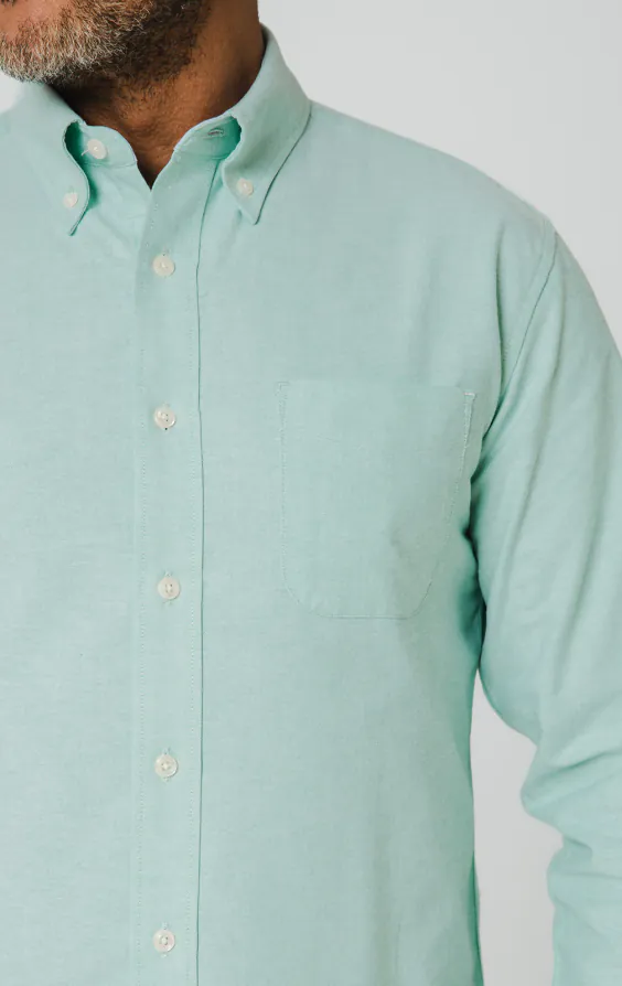 Chemise oxford vert menthe - photo 2 Chemise oxford vert menthe - photo 2