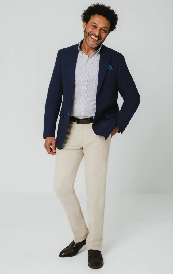 Chemise oxford à rayures bleues et blanches - photo 1 Chemise oxford à rayures bleues et blanches - photo 1