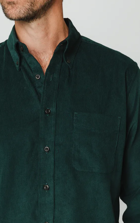 Chemise en velours côtelé vert - photo 2 Chemise en velours côtelé vert - photo 2