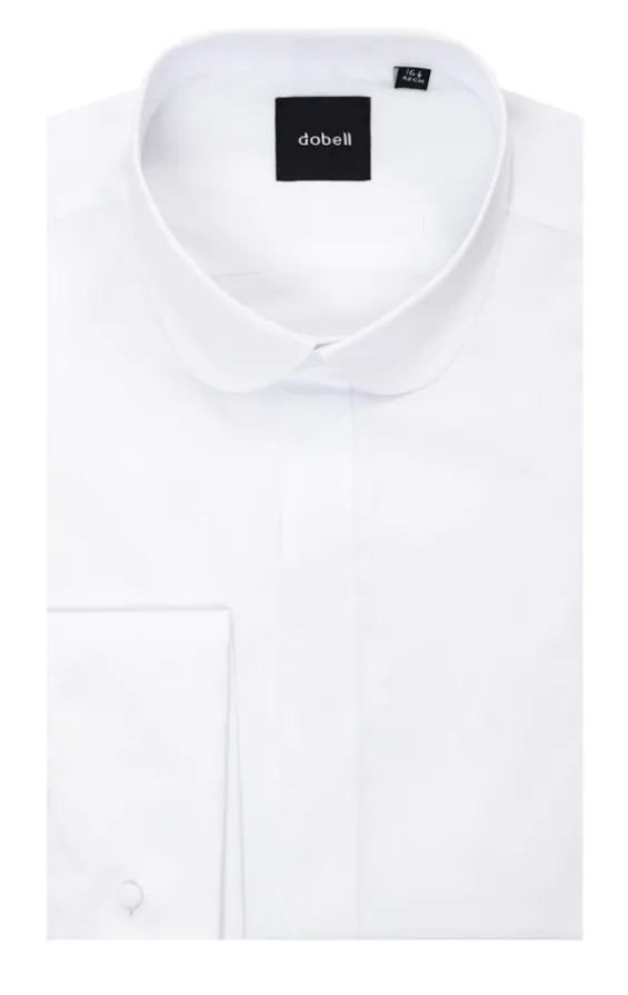 Chemise habillée blanche à col penny - photo 1