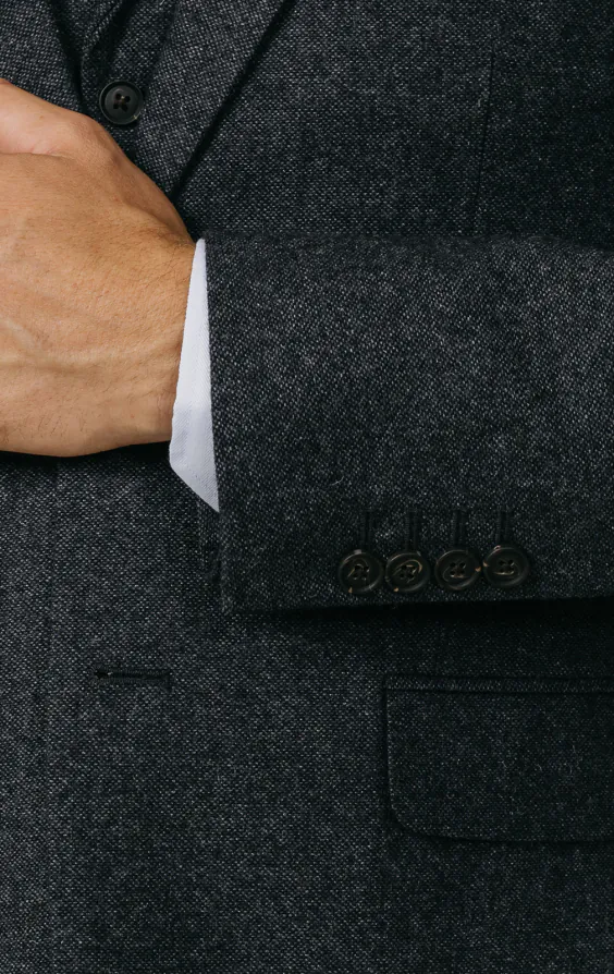Costume 3 pièces tweed Donegal gris - photo 1 Costume 3 pièces tweed Donegal gris - photo 1