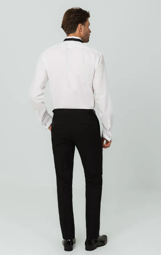 Chemise habillée, plissée devant, coupe slim, col cassé, 100% coton - photo 4 Chemise habillée, plissée devant, coupe slim, col cassé, 100% coton - photo 4