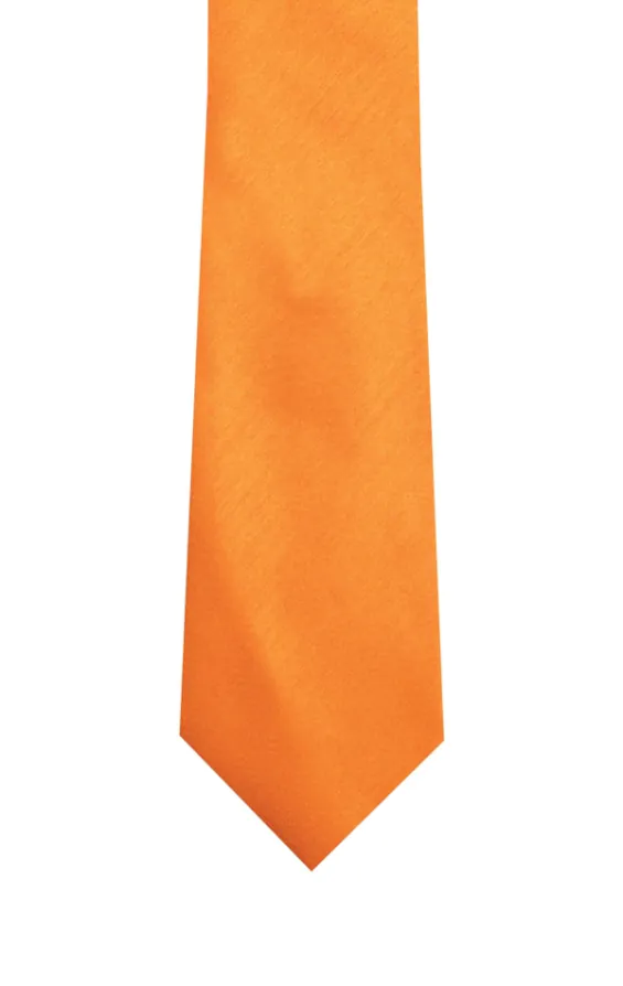 Cravate Doupion Orange - photo 1