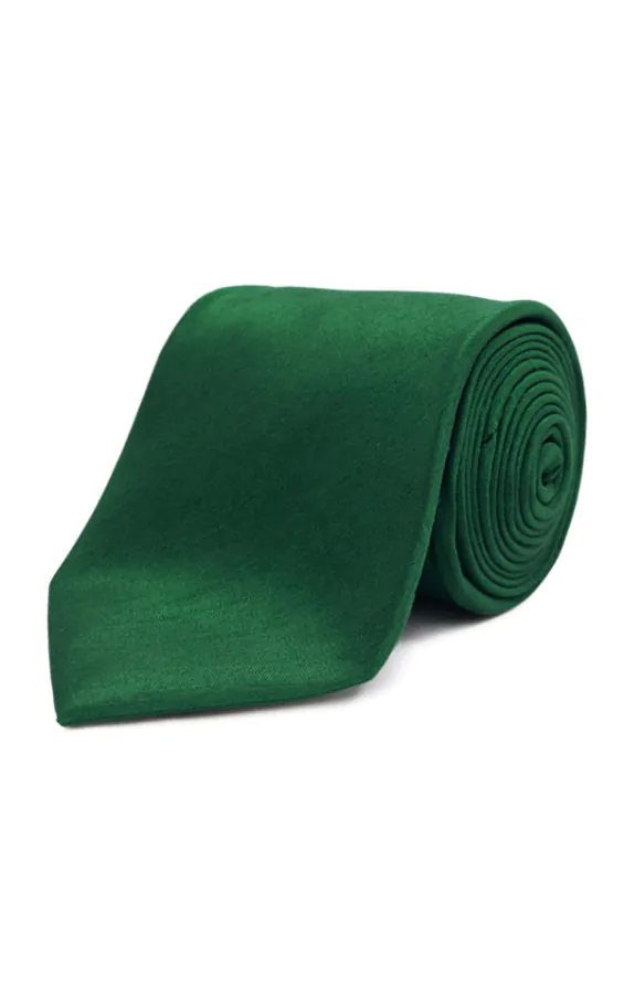 Cravate Doupion Vert Anglais