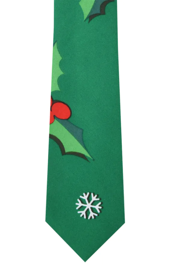 Cravate d/Spoke Houx de Noel - photo 1