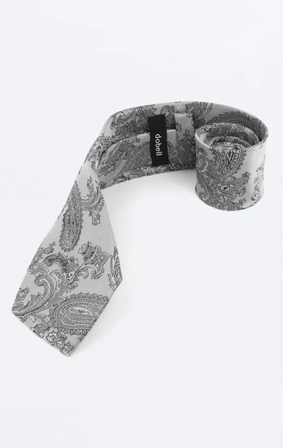 Cravate Motif Gris - photo 1