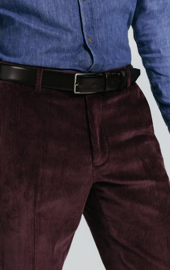 Pantalon en velours côtelé bordeaux - photo 1 Pantalon en velours côtelé bordeaux - photo 1