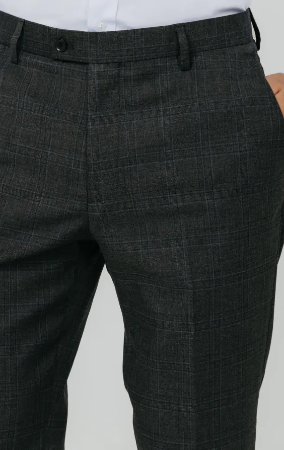 Pantalon de costume à gros carreaux anthracite - photo 1 Pantalon de costume à gros carreaux anthracite - photo 1