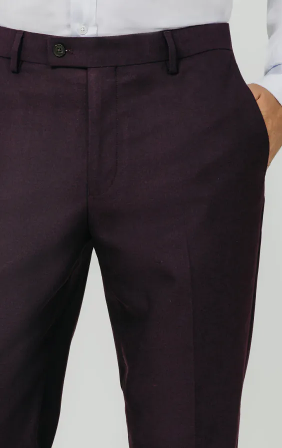 Pantalon de costume en sergé mûre - photo 1 Pantalon de costume en sergé mûre - photo 1
