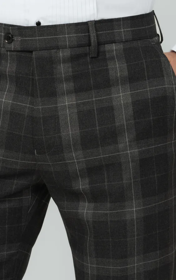 Pantalon à carreaux écossais gris - photo 1 Pantalon à carreaux écossais gris - photo 1