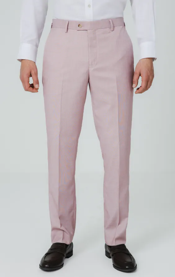 Pantalon de costume rose peau de requin Pantalon de costume rose peau de requin