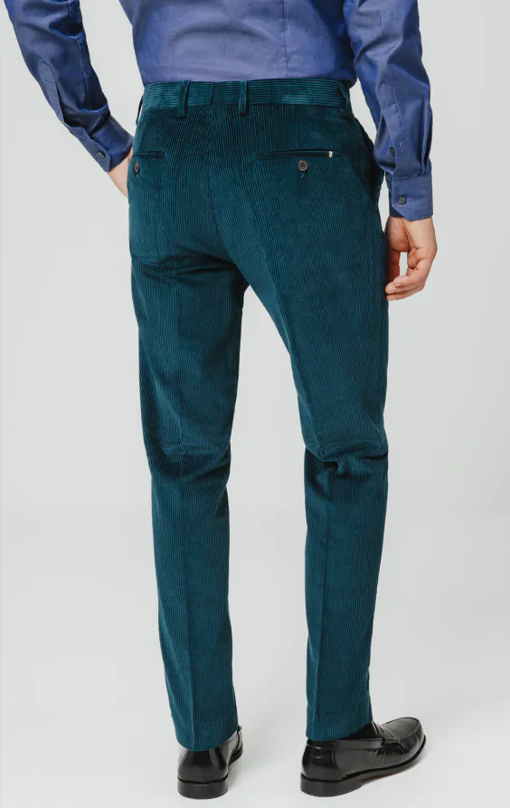 Pantalon en velours côtelé sarcelle - photo 2 Pantalon en velours côtelé sarcelle - photo 2