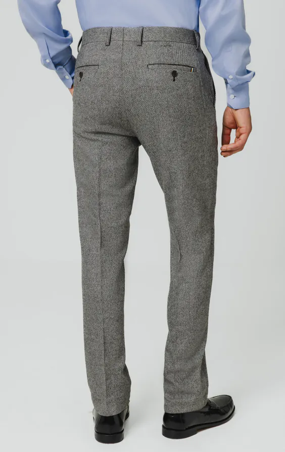 Pantalon de costume sergé tweed gris - photo 2 Pantalon de costume sergé tweed gris - photo 2