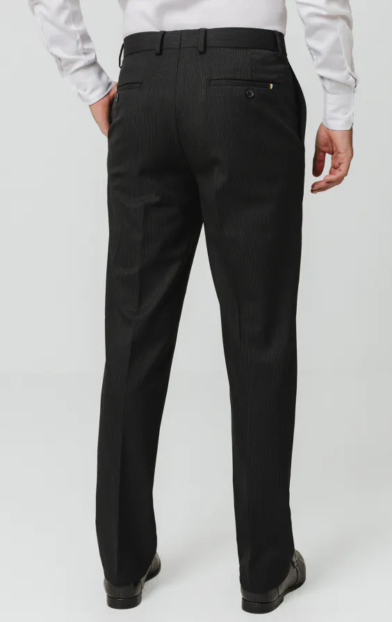 Pantalon de costume à fines rayures noires - photo 2 Pantalon de costume à fines rayures noires - photo 2