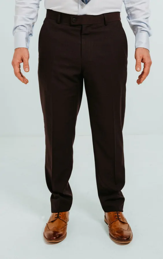 Pantalon costume bordeaux 2025