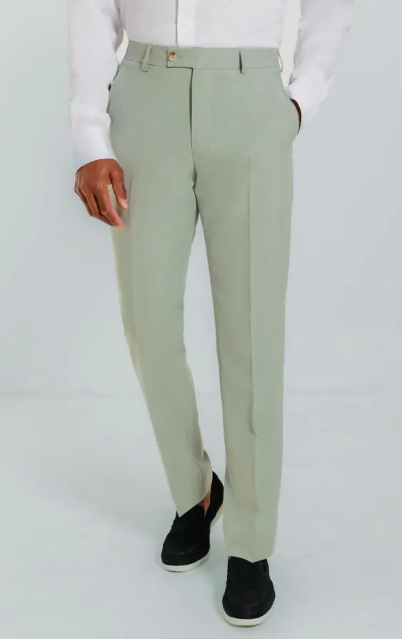 Pantalon costume vert hotsell