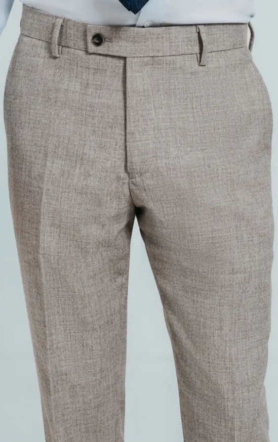 Pantalon de costume en flanelle gris - photo 1