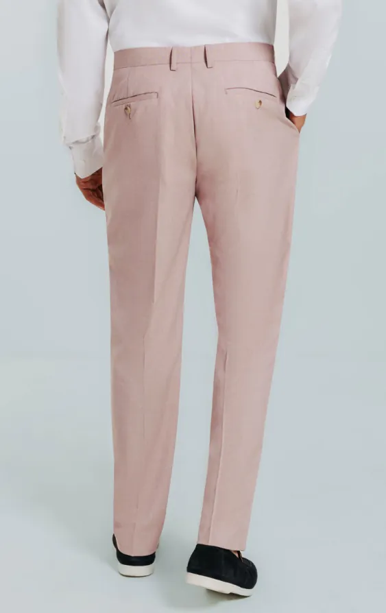 Pantalon de costume rose poussiéreux - photo 2