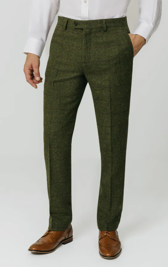 Costume tweed croisé verte à gros carreaux - photo 6 Costume tweed croisé verte à gros carreaux - photo 6