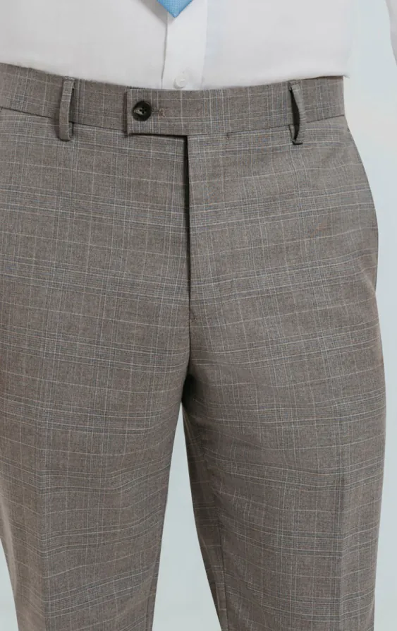 Pantalon de costume à carreaux gris clair - photo 1 Pantalon de costume à carreaux gris clair - photo 1