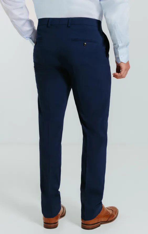 Pantalon de costume bleu coupe slim - photo 2