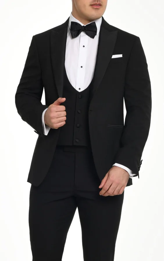 Dobell Gilet de Smoking en Noir fer a cheval Dobell