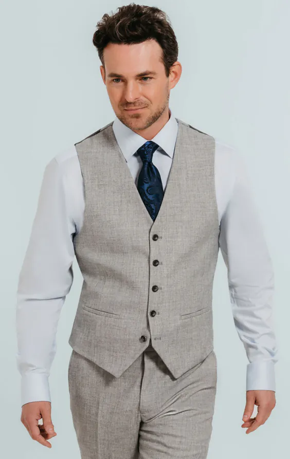 Gilet en flanelle gris Gilet en flanelle gris