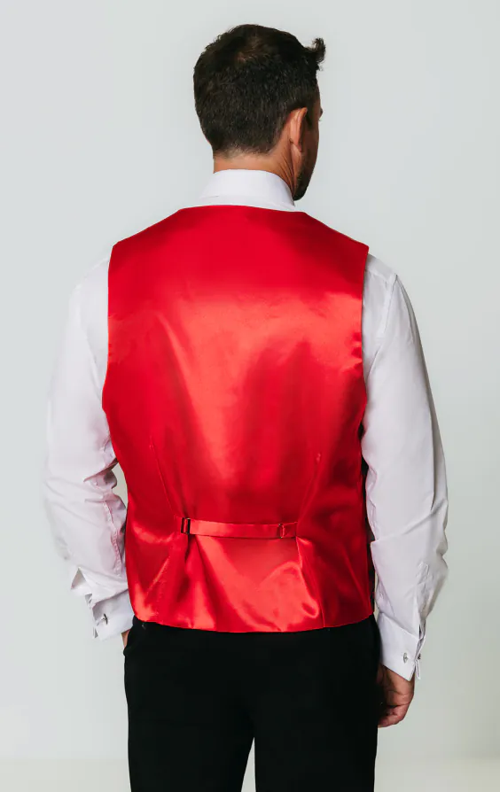 Gilet motif Da Vinci rouge - photo 2