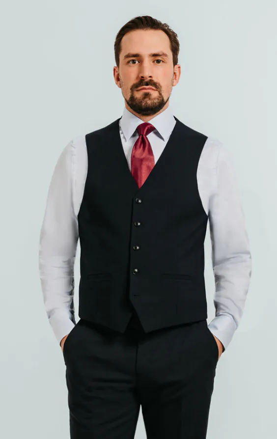 Gilet bleu marine