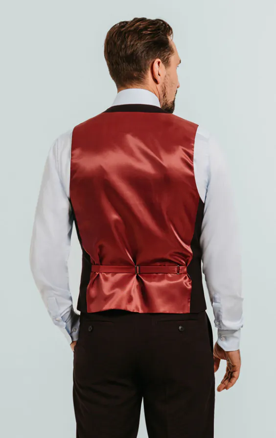 Gilet bordeaux - photo 2