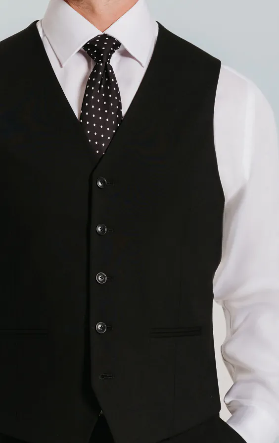 Gilet noir coupe slim - photo 1 Gilet noir coupe slim - photo 1