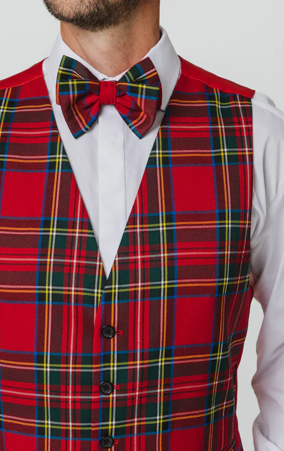 Gilet tartan rouge - photo 1 Gilet tartan rouge - photo 1
