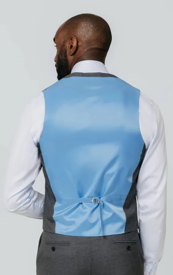 Gilet gris coupe slim - photo 2 Gilet gris coupe slim - photo 2