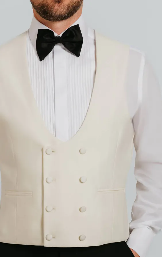 Gilet croisé blanc - photo 1