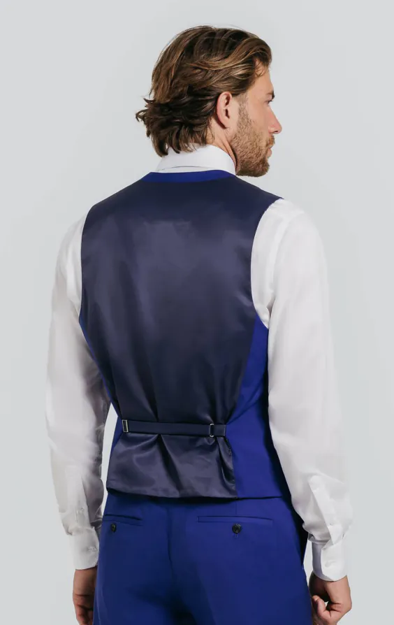 Gilet croisé bleu vif - photo 2