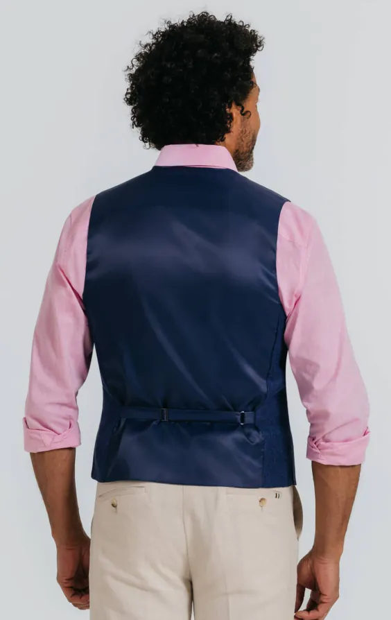 Gilet texturée bleu marine - photo 3 Gilet texturée bleu marine - photo 3