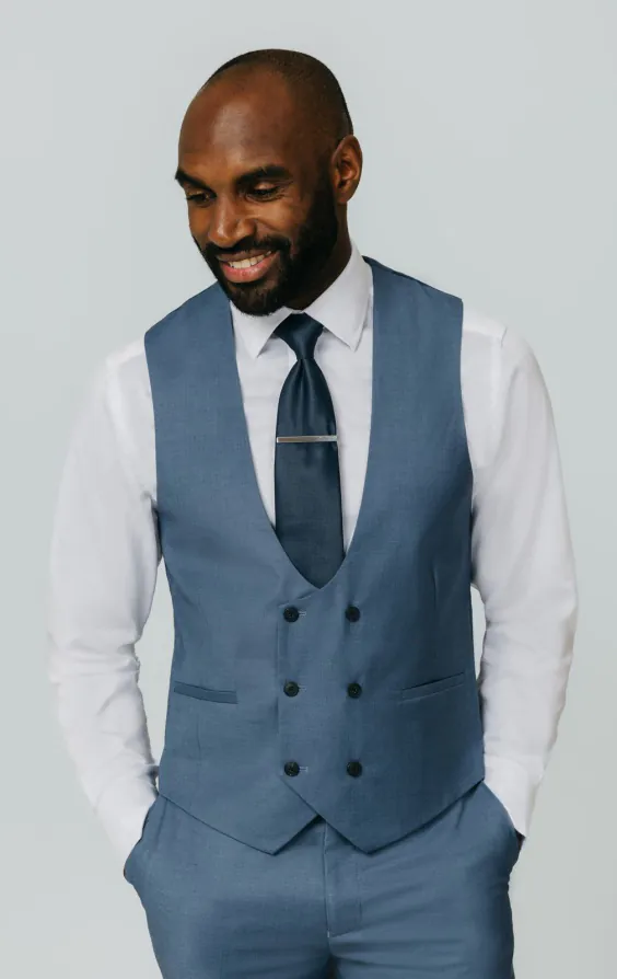 Gilet en peau de requin bleu