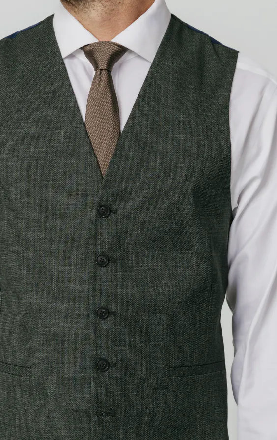 Gilet tissée en vert - photo 1