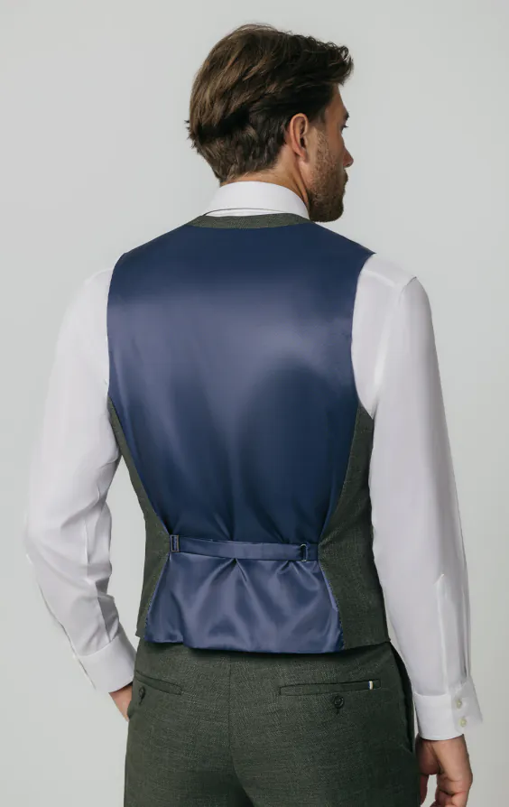 Gilet tissée en vert - photo 2