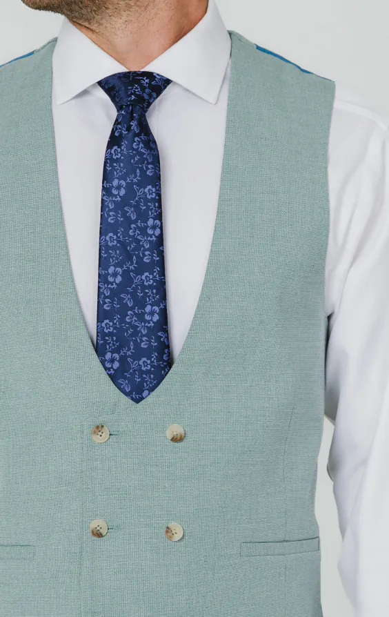 Gilet en hopsack vert menthe - photo 1 Gilet en hopsack vert menthe - photo 1