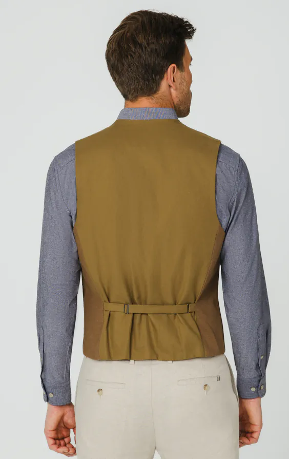 Gilet en ramie marron moyen - photo 2