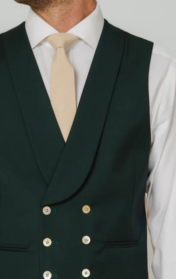 Gilet de costume croisé vert foncé - photo 2 Gilet de costume croisé vert foncé - photo 2
