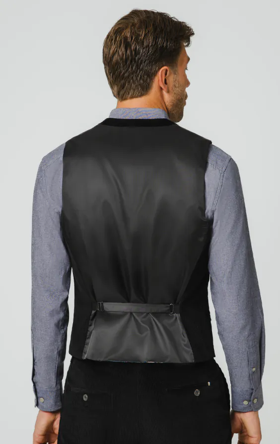 Gilet en velours côtelé noir - photo 2 Gilet en velours côtelé noir - photo 2