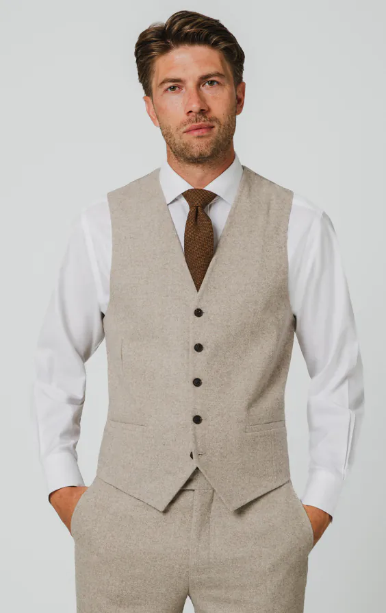 Gilet en tweed Donegal pierre Gilet en tweed Donegal pierre